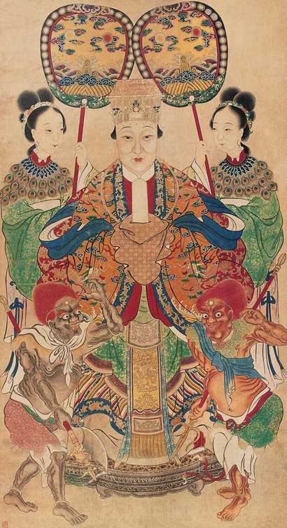 佚名 妈祖 立轴